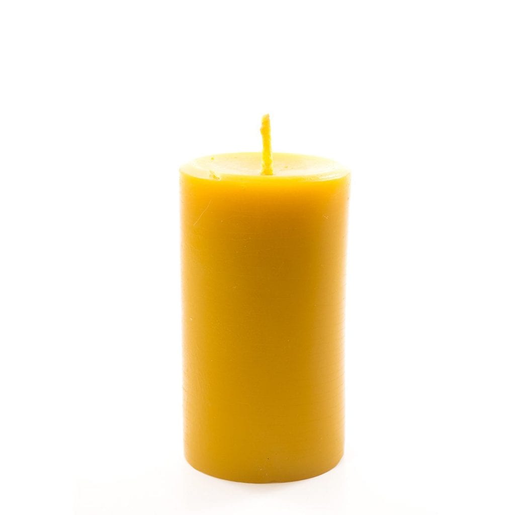 Beeswax Candle Cylinder Hani Honey Company