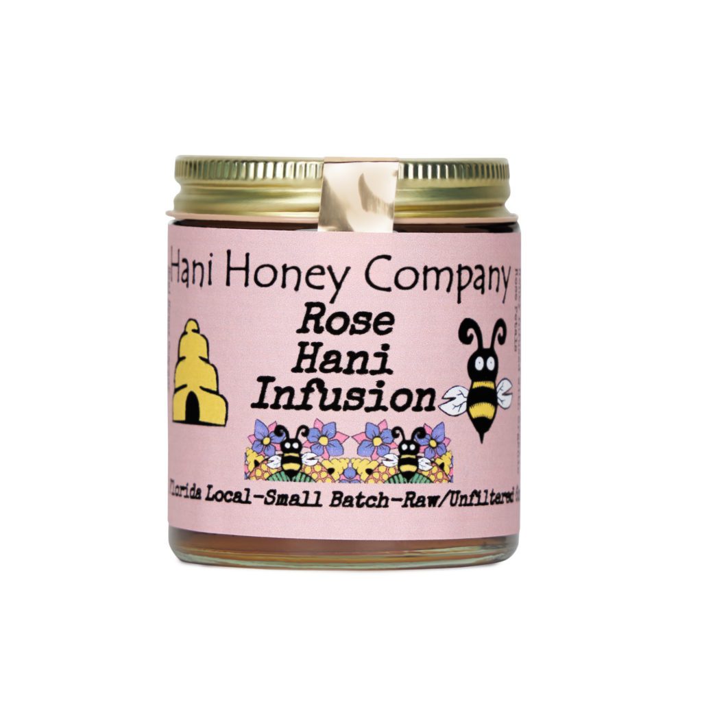 Honey | Raw Local | Rose Infused | Hani Honey Co